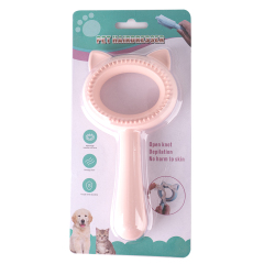 Manufacturer wholesale cute design double-sided cat brush with ear