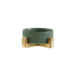 green with wooden