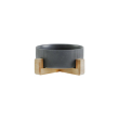 grey with wooden