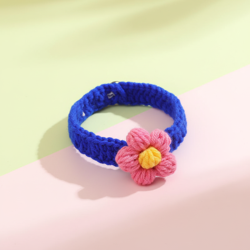 Wholesale Multi-colors Cat Collar Flower Design
