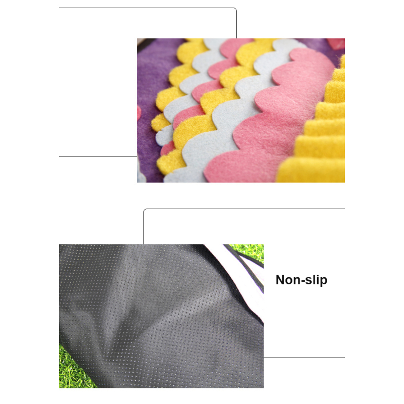 Manufacturer wholesale feeding washable portable polyester pet dog colorful snuffle mat