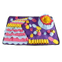 Manufacturer wholesale feeding washable portable polyester pet dog colorful snuffle mat