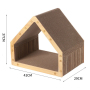 Wholesale House Shape Corrugated Cat Scratcher Board