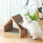 Wholesale House Shape Corrugated Cat Scratcher Board