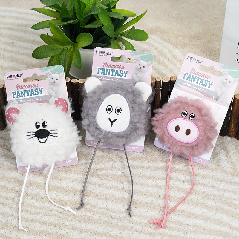 Manufacturer wholesale cute design plush catnip cat toy