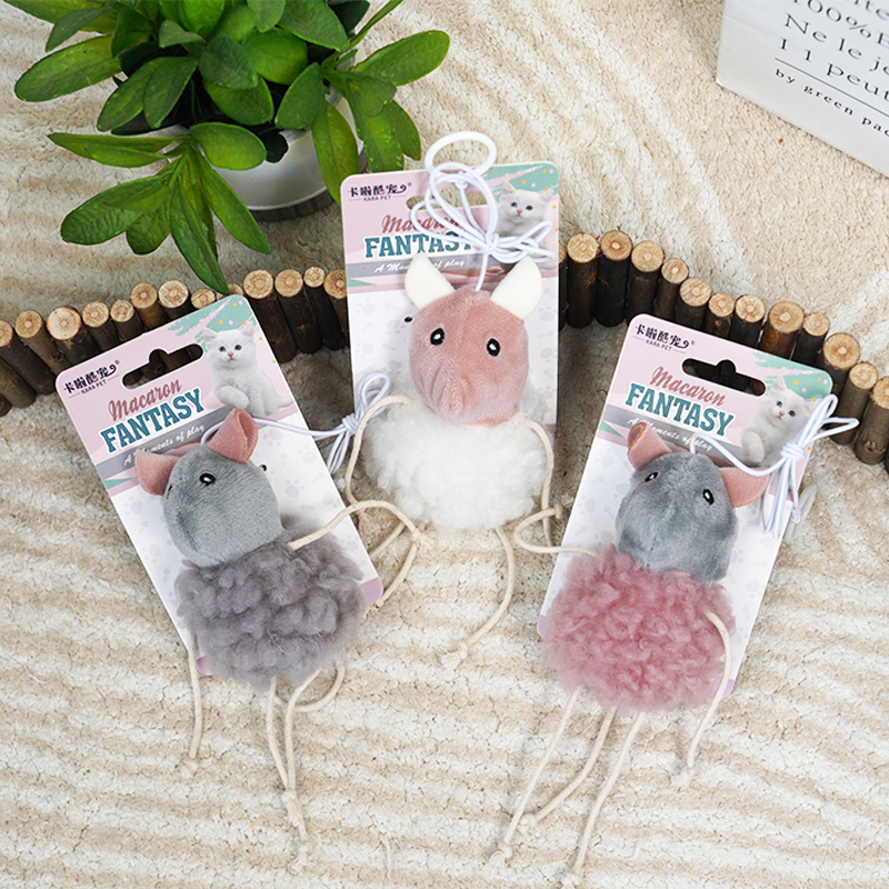 Manufacturer wholesale cute design plush catnip cat toy