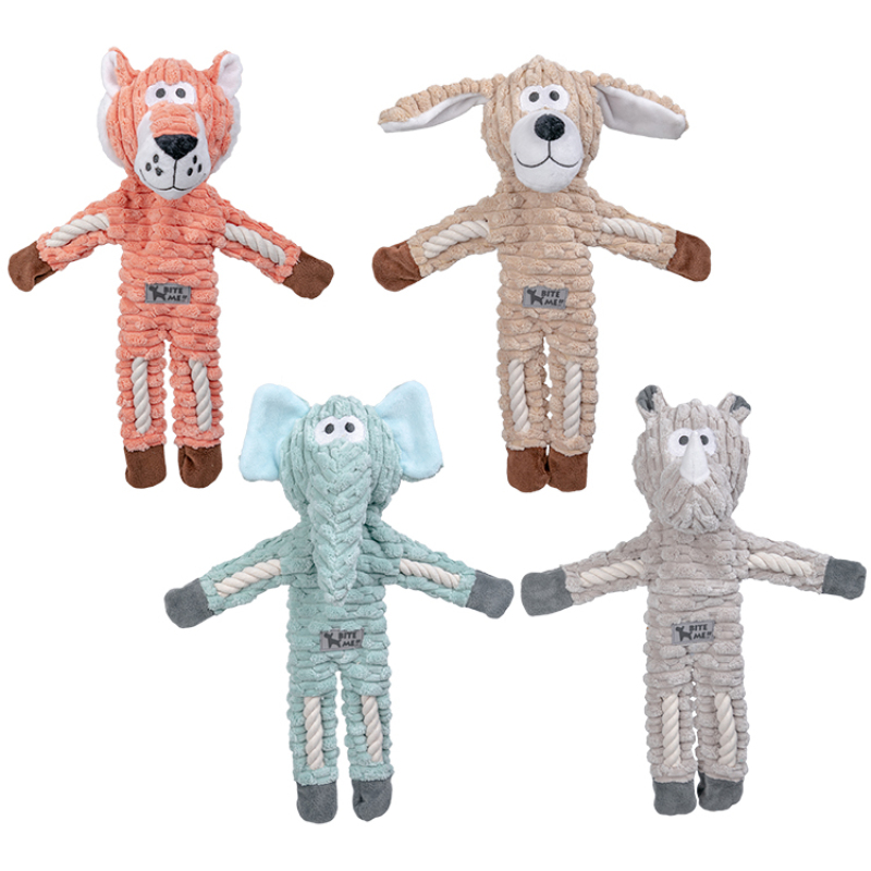 Manufacturer Wholesale Custom Logo Chew Pet Product Dog Plush Toys