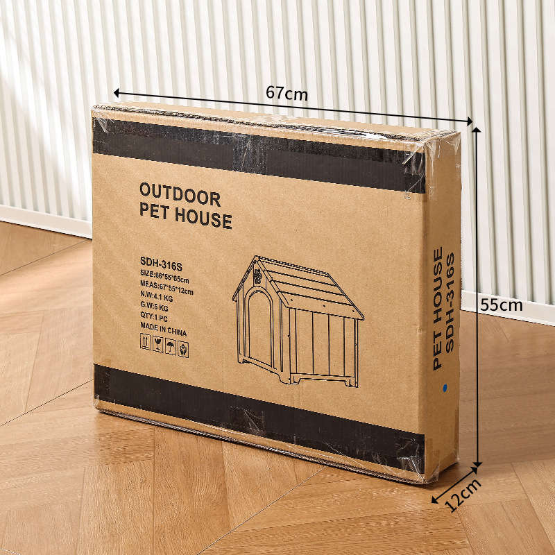 Wholesale Plastic Waterproof Dog House Outdoor