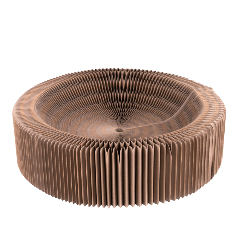 Manufacturer wholesale foldable deformable interactive corrugated cat scratcher cardboard