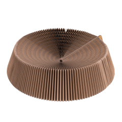 Manufacturer wholesale foldable deformable interactive corrugated cat scratcher cardboard