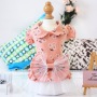cheap wholesale pet clothes pink grey dog dress