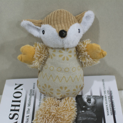 wholesale manufacturer chew plush stuffed squeaky durable  pet dog toys set