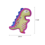 Manufacturer wholesale colorful oxford tpr squeaky dog dinosaur toys