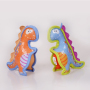 Manufacturer wholesale colorful oxford tpr squeaky dog dinosaur toys
