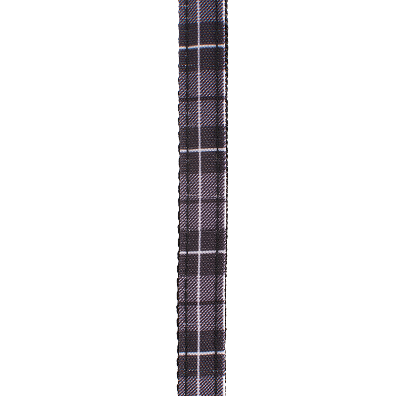 Manufacturer wholesale free sample pet dog black white plaid leash