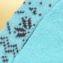 Manufacturer wholesale custom logo blue dog knit sweaters