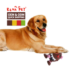 Wholesale Cute Design Squeaky Chew Dog Toy Latex