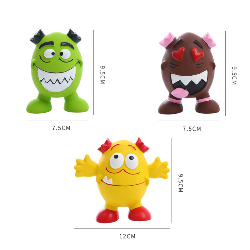 Wholesale Cute Design Squeaky Chew Dog Toy Latex