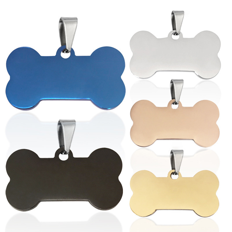 Manufacturer wholesale stainless steel multi-design dog tag with hook
