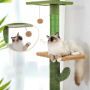 Manufacturer Wholesale Pet Product Supplier Wooden Large Cactus Cat Trees Scratcher