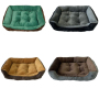 wholesale manufacturer non-slip soft plush cat dog bed sofa