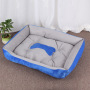 Manufacturer wholesale short plush warm dog beds non slip bottom