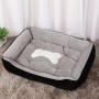Manufacturer wholesale short plush warm dog beds non slip bottom