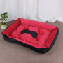 Manufacturer wholesale short plush warm dog beds non slip bottom