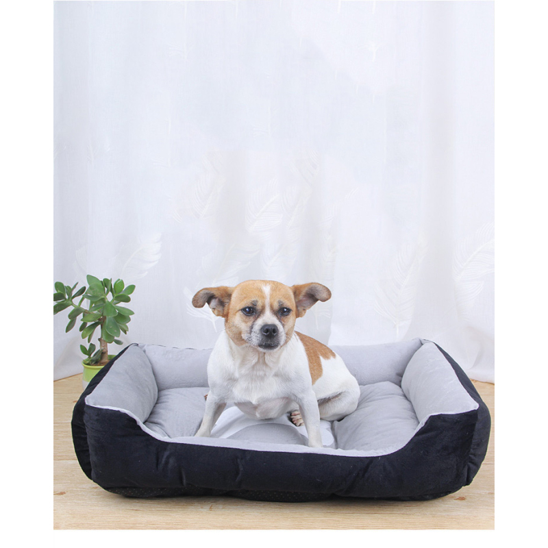 Manufacturer wholesale short plush warm dog beds non slip bottom