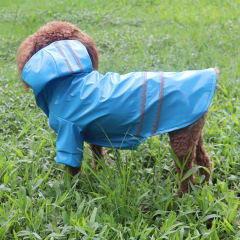 Manufacturer wholesale pink yellow black blue red reflective dog raincoat