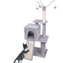 Manufacturer Wholesale Pet Product Wood Sisal Cat Tree Post