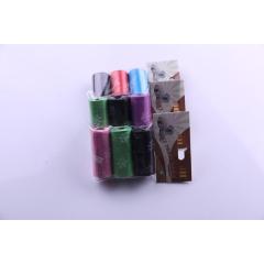 Manufacturer wholesale PE biodegradable custom logo printed multi-colors dog poop bag pet waste bags