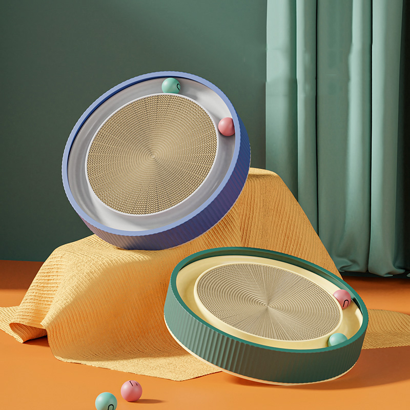 Wholesale Catnip Round Cat Scratcher Cardboard