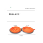 Manufacturer wholesale portable outdoor slow feeder dog two collapsible bowls with zipper