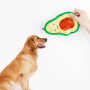 Manufacturer Wholesale Custom Logo Squeaky Avocado Watermelon Dog Plush Toy