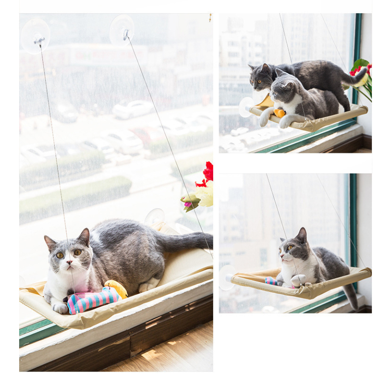 Manufacturer wholesale high load capacity sucker hanging window cat hammock