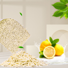 Manufacturer wholesale colorful natural plant fibre tofu cat litter