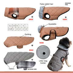 Manufacturer wholesale custom logo winter pet dog accessories clothes