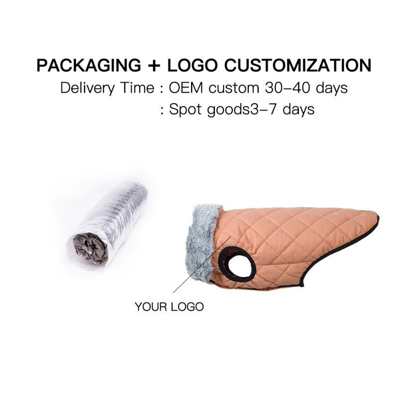 Manufacturer wholesale custom logo winter pet dog accessories clothes