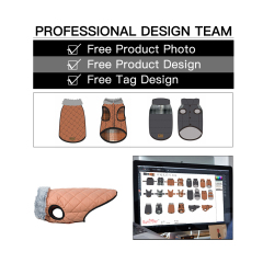 Manufacturer wholesale custom logo winter pet dog accessories clothes