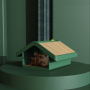 Manufacturer wholesale white green pink corrugated cat scratcher house