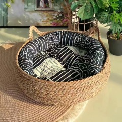 Wholesale Modern Eco Friendly Warm Comfortable Straw Bed for Cats