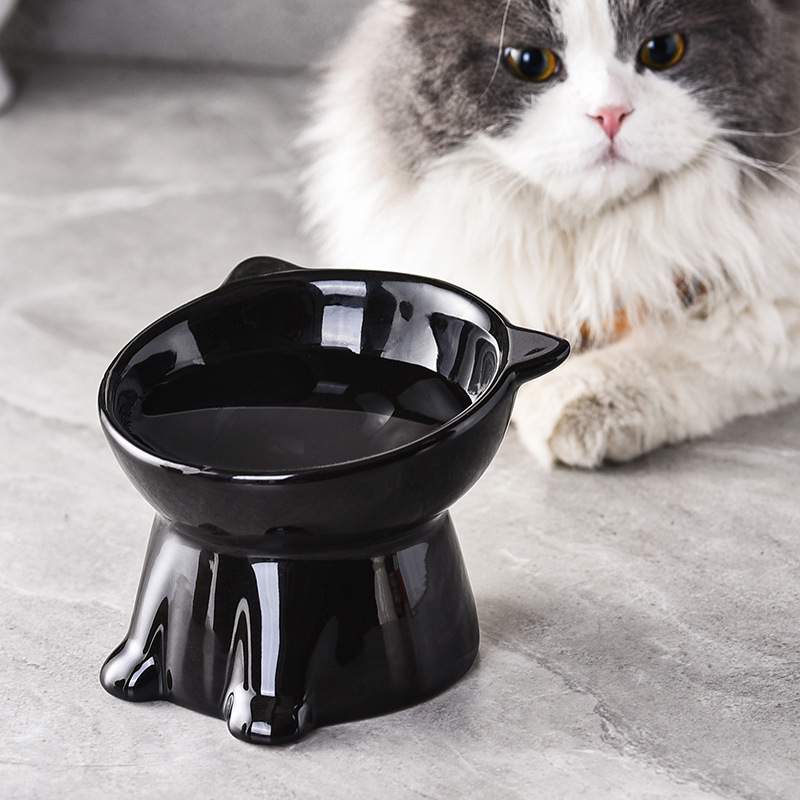 Wholesale Cheap Plastic Raised Cat Bowl