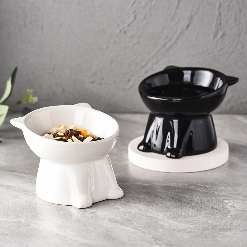 Wholesale Cheap Plastic Raised Cat Bowl