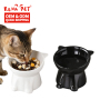 Wholesale Cheap Plastic Raised Cat Bowl