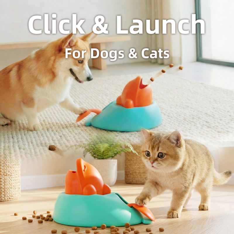 Wholesale Plastic Cute Feeder Cat Dog Toy Funny