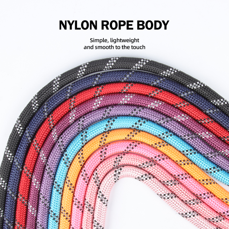 Wholesale Custom Logo Outdoor Nylon Pet Rope Leash Dog