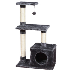 small large size dark grey high quality pet scratcher house tower condo cat trees