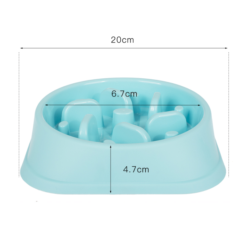 Manufacturer bowl slow feeder for dog pet indoor outdoor use portable plastic