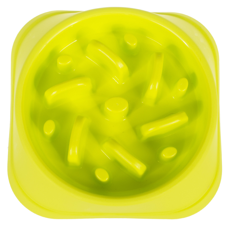 Manufacturer bowl slow feeder for dog pet indoor outdoor use portable plastic